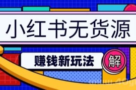 小红书无货源赚钱新玩法，无需涨粉囤货直播，轻松实现日破2w+