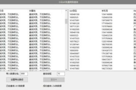 小白API批量查询q反查手机号3.0