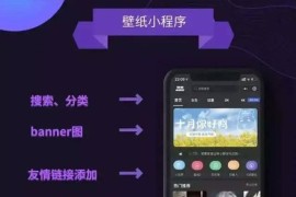 WordPress微信壁纸小程序暗黑系列源码_支持流量主收益