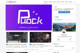 WordPress高颜值自适应博客主题Puock