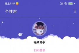 个性君QQ自定义diy名片设置一键修改