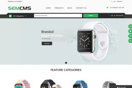 SEMCMS外贸网站商城系统(SCSHOP) v1.1