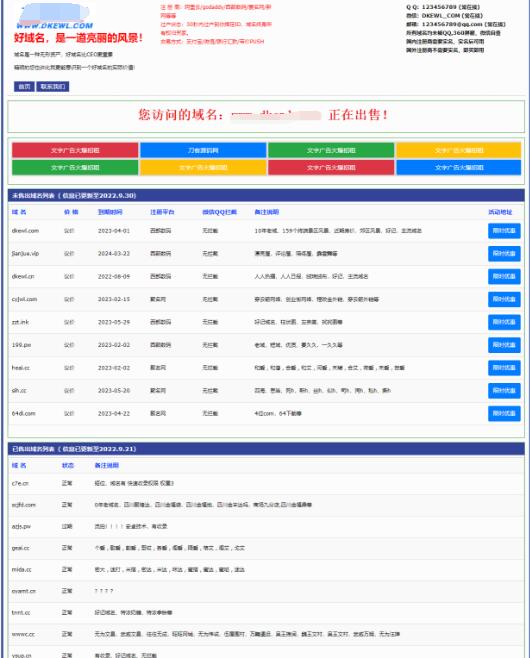 勇帅米表系统_域名展示出售系统  第1张